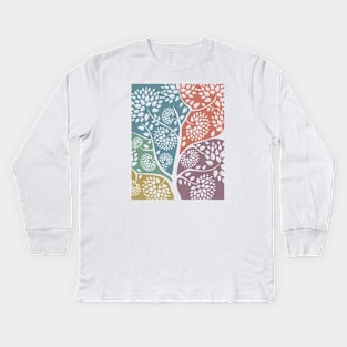 Tree Artwork Kids Long Sleeve T-Shirt